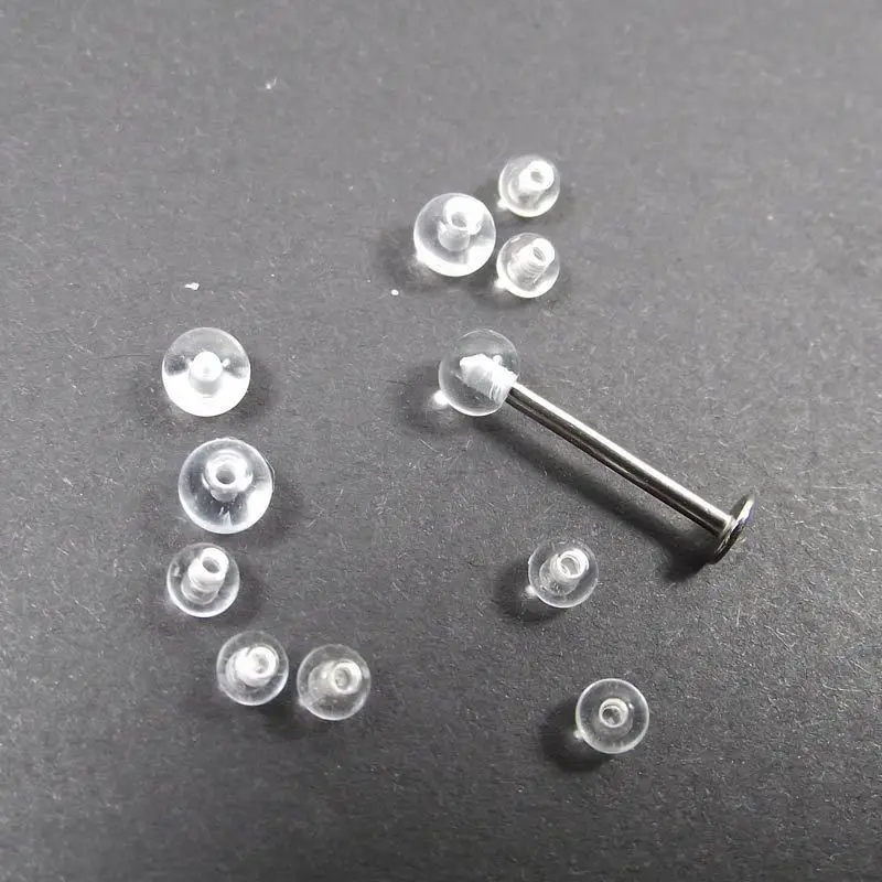 Body Jewelry Replacement Ball - 100 sztuk przezroczyste wymienne kulki zapasowe