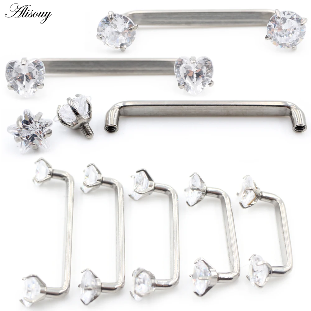Body Jewelry Dermal - Alisouy 1 szt. Tytanowy kolczyk z