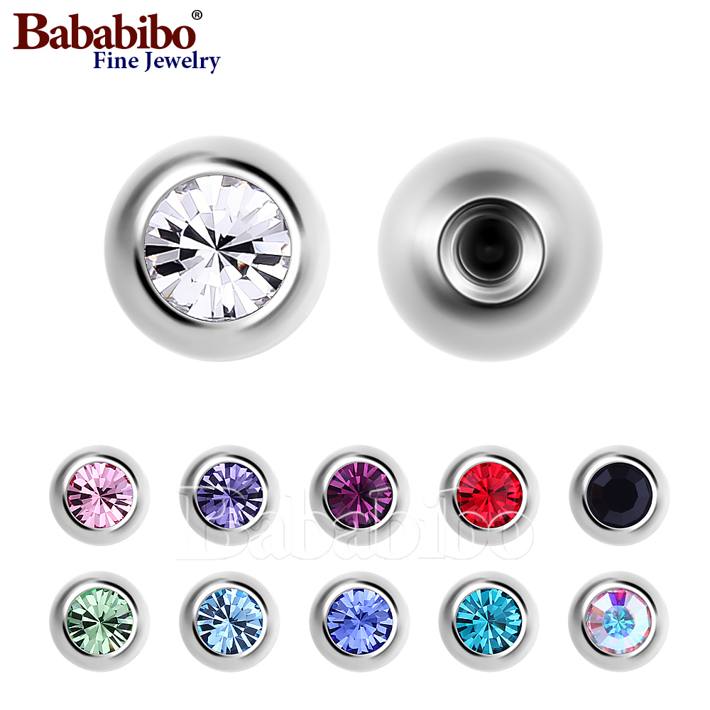 Body Jewelry Replacement Ball - 10 szt. Tytanowe zamienne kulki 14g