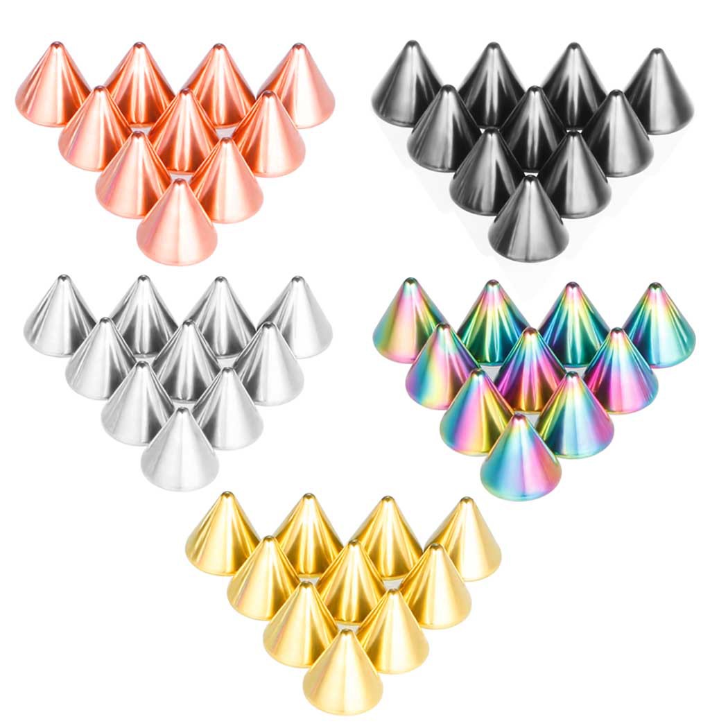 Body Jewelry Replacement Ball - 10 sztuk ze stali nierdzewnej biżuteria