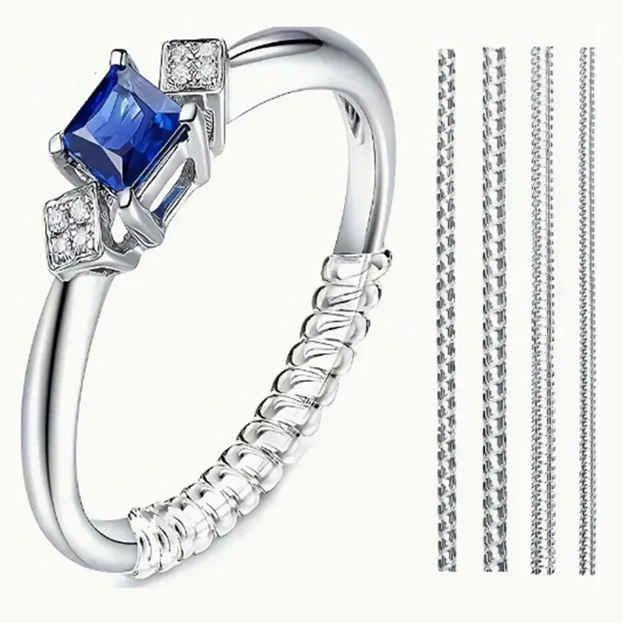 Daith Heart Ring - 4/8 szt. - Regulator rozmiaru pierścionka