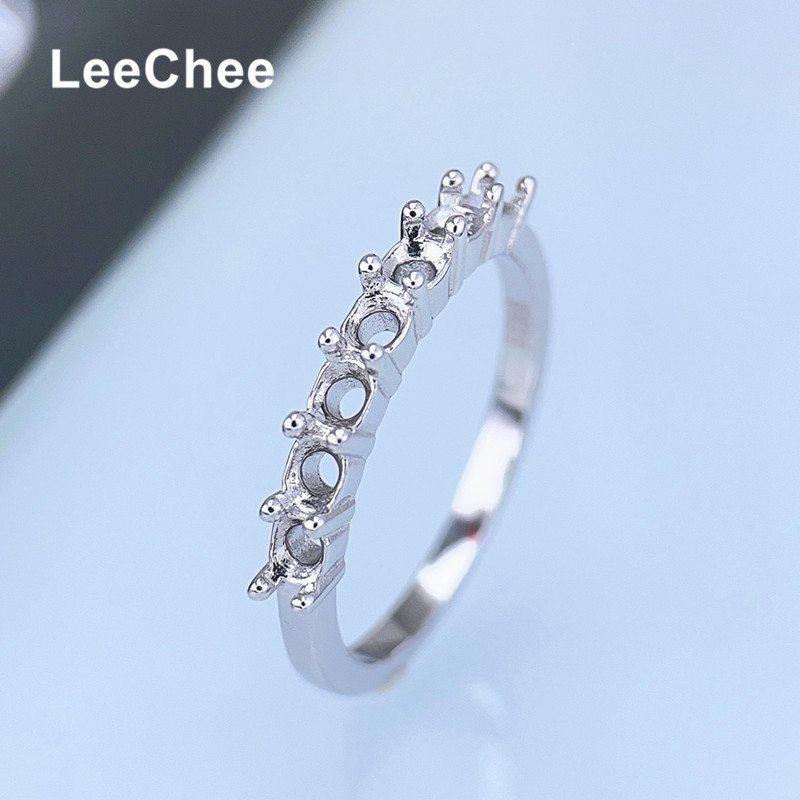Daith Heart Ring - Ustawienia pierścionka z mocowaniem do moissanitu