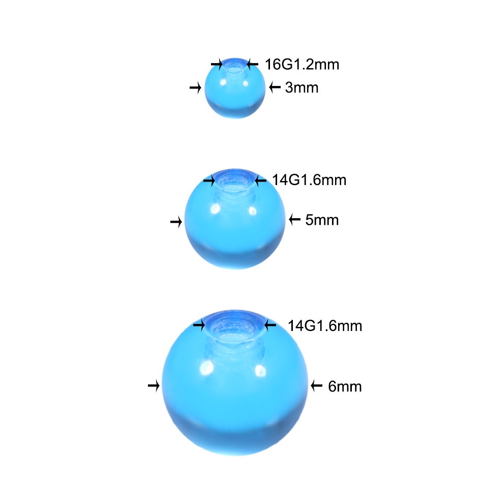 Hurtownia akrylowa 3MM 5MM 6MM – Body Jewelry Replacement Ball recenzja i cena