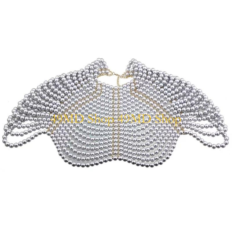 49MD Elegancki damski szal Wie – Body Jewelry Chains recenzja i cena
