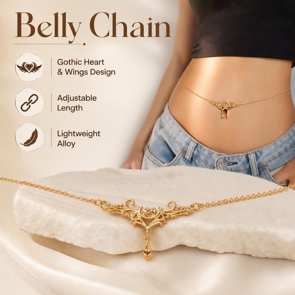 Gotycki Łańcuszek na Pas z Pło – Body Jewelry Y2K recenzja i cena