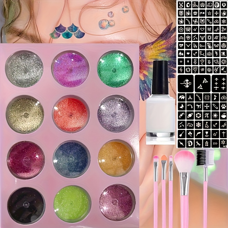 DIY Tatuaż Flash 12 Kolorów Br – Body Jewelry Glue recenzja i cena