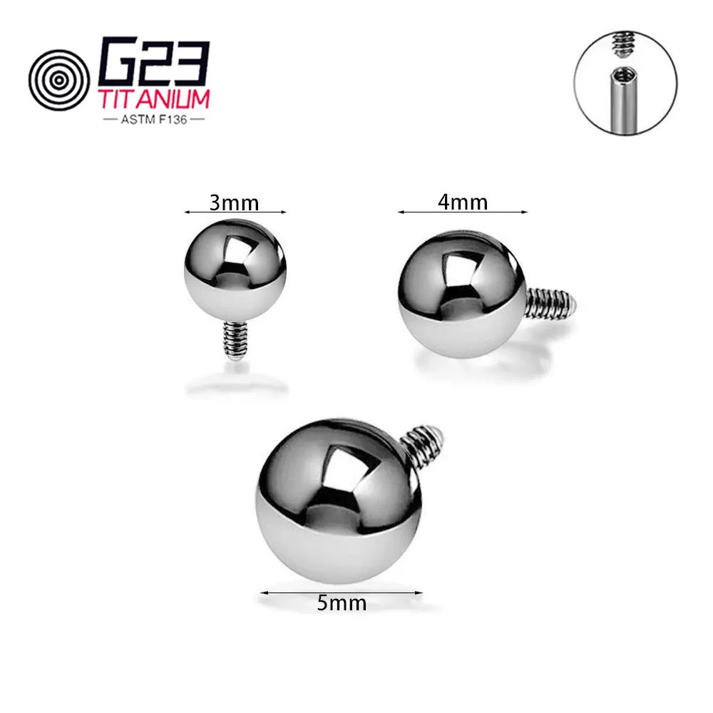 Hurtownia 10/50 szt. Tytanowe  – Body Jewelry Replacement Ball recenzja i cena