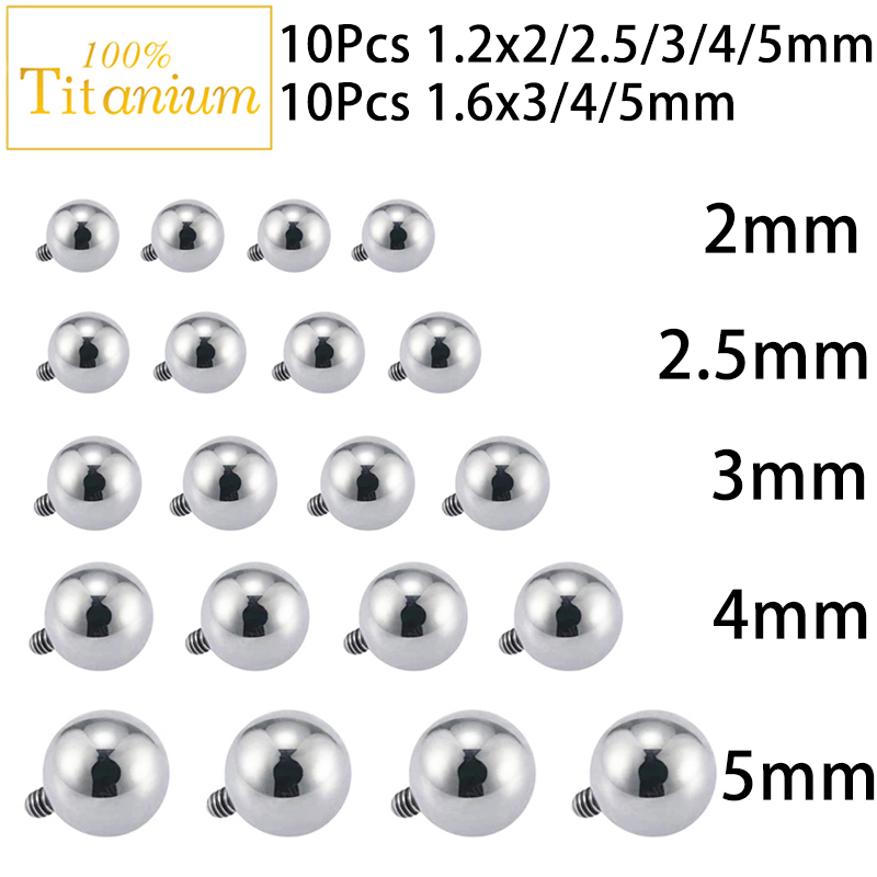 10 szt. Implant klasy ASTM G23 – Body Jewelry Replacement Ball recenzja i cena