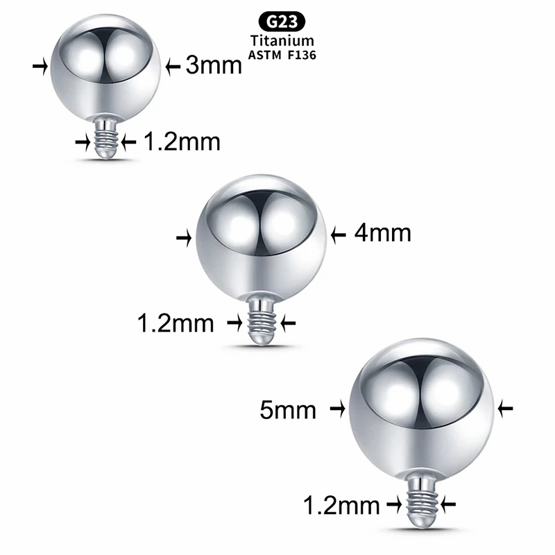 1 szt. Kulka z gwintem wewnętr – Body Jewelry Replacement Ball recenzja i cena