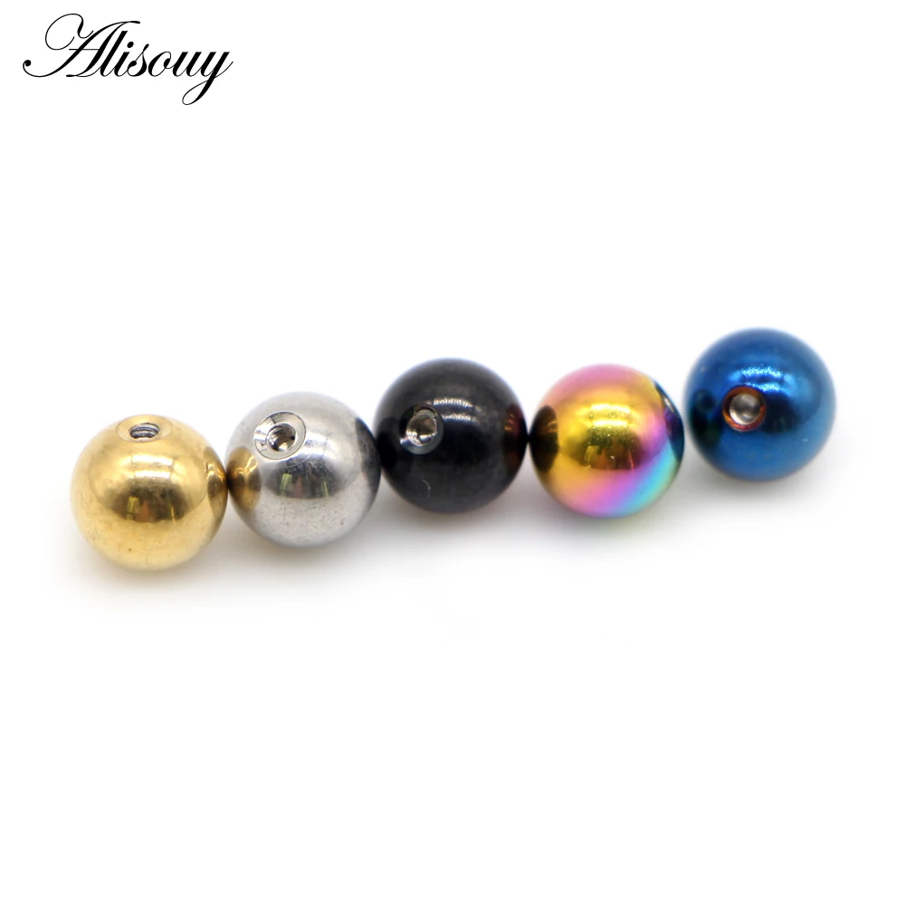 Alisouy 10 sztuk/partia Stal N – Body Jewelry Replacement Ball recenzja i cena