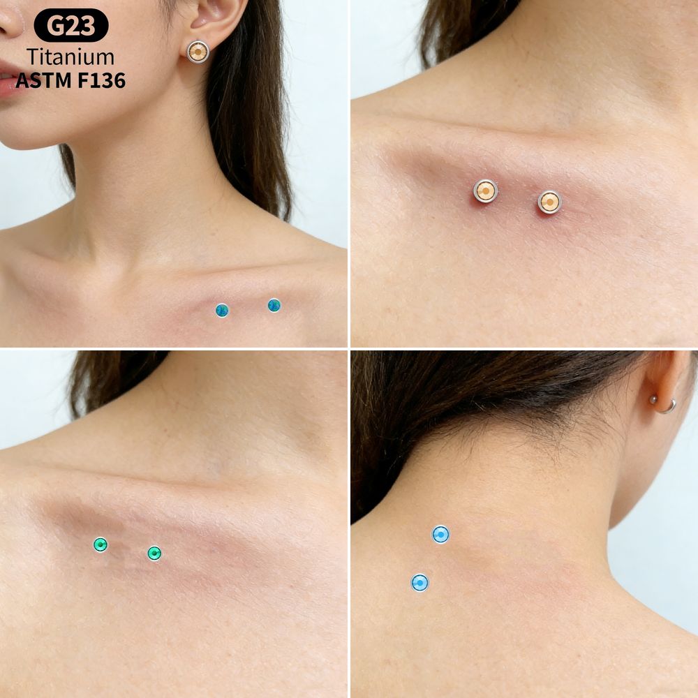 ASTM F136 Tytanowy Pierścień d – Body Jewelry Dermal recenzja i cena