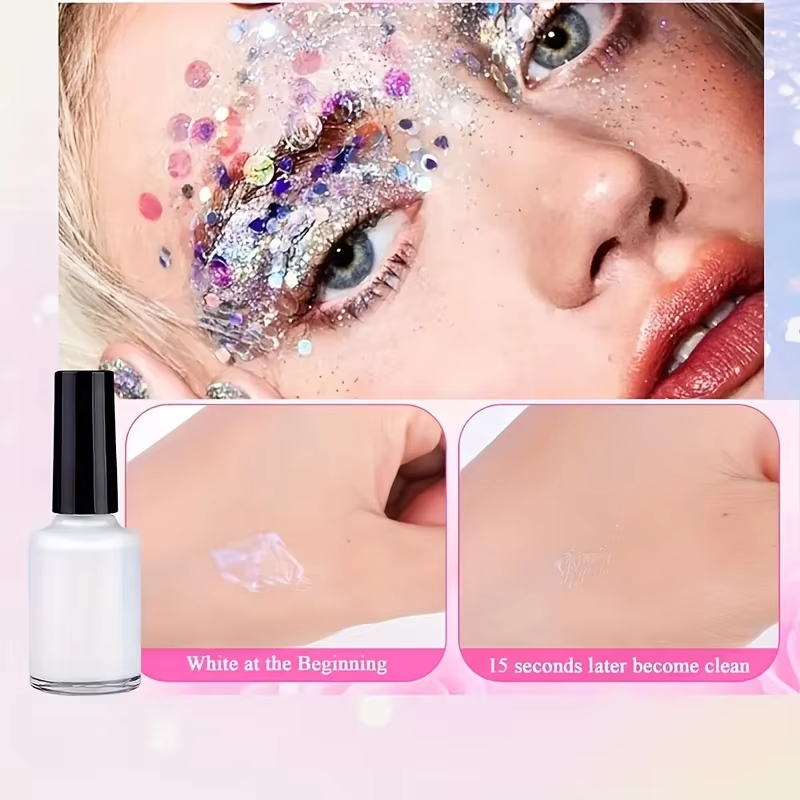 12 Kolorów Brokatu DIY Tatuaż  – Body Jewelry Glue recenzja i cena