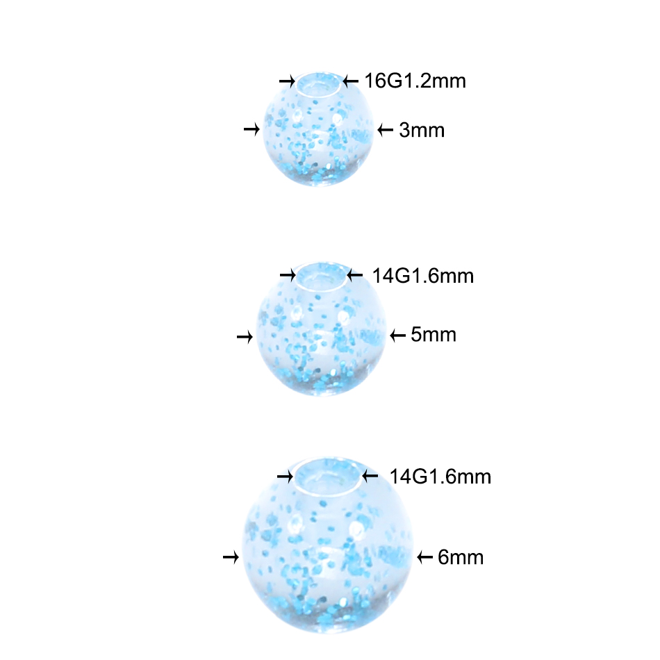 90-120szt Kolorowa akrylowa ku – Body Jewelry Replacement Ball recenzja i cena