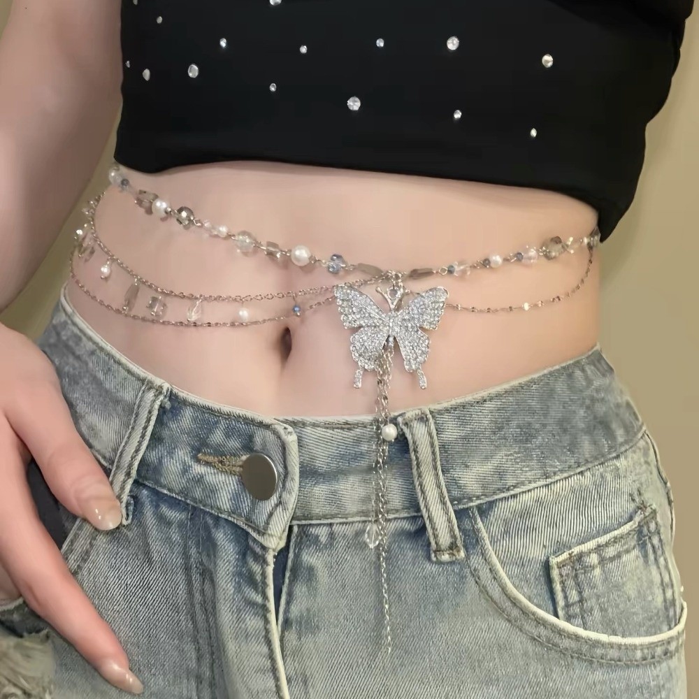 Łańcuszek na talię w stylu Y2K – Body Jewelry Y2K recenzja i cena