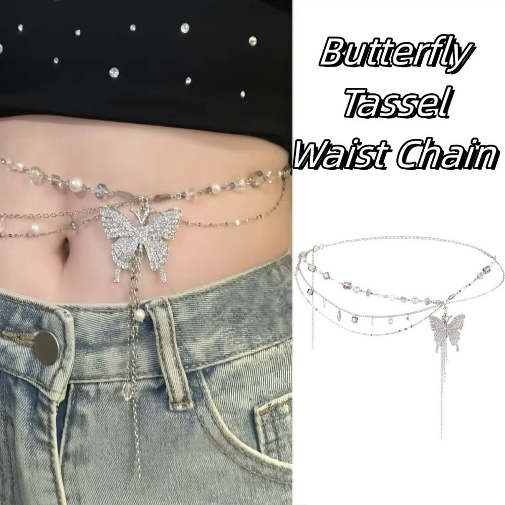 Łańcuszek na talię w stylu Y2K – Body Jewelry Y2K recenzja i cena