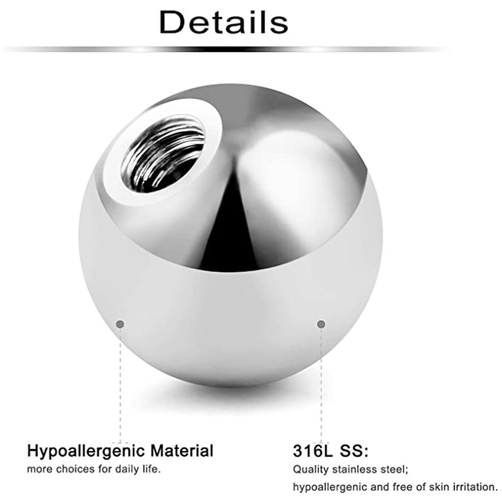 Zapasowe kulki ze stali chirur – Body Jewelry Replacement Ball recenzja i cena