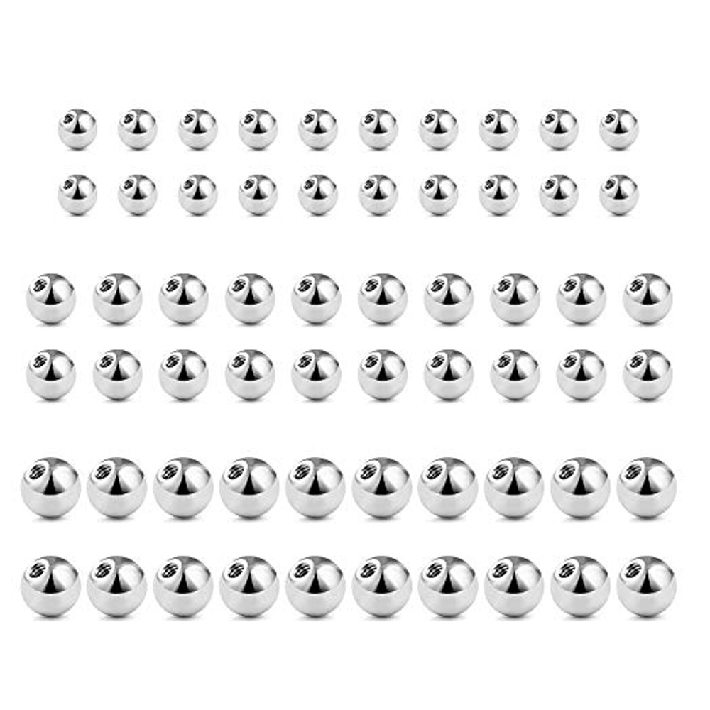 WKOUD 60 szt. 14G 16G 3-5mm ku – Body Jewelry Replacement Ball recenzja i cena