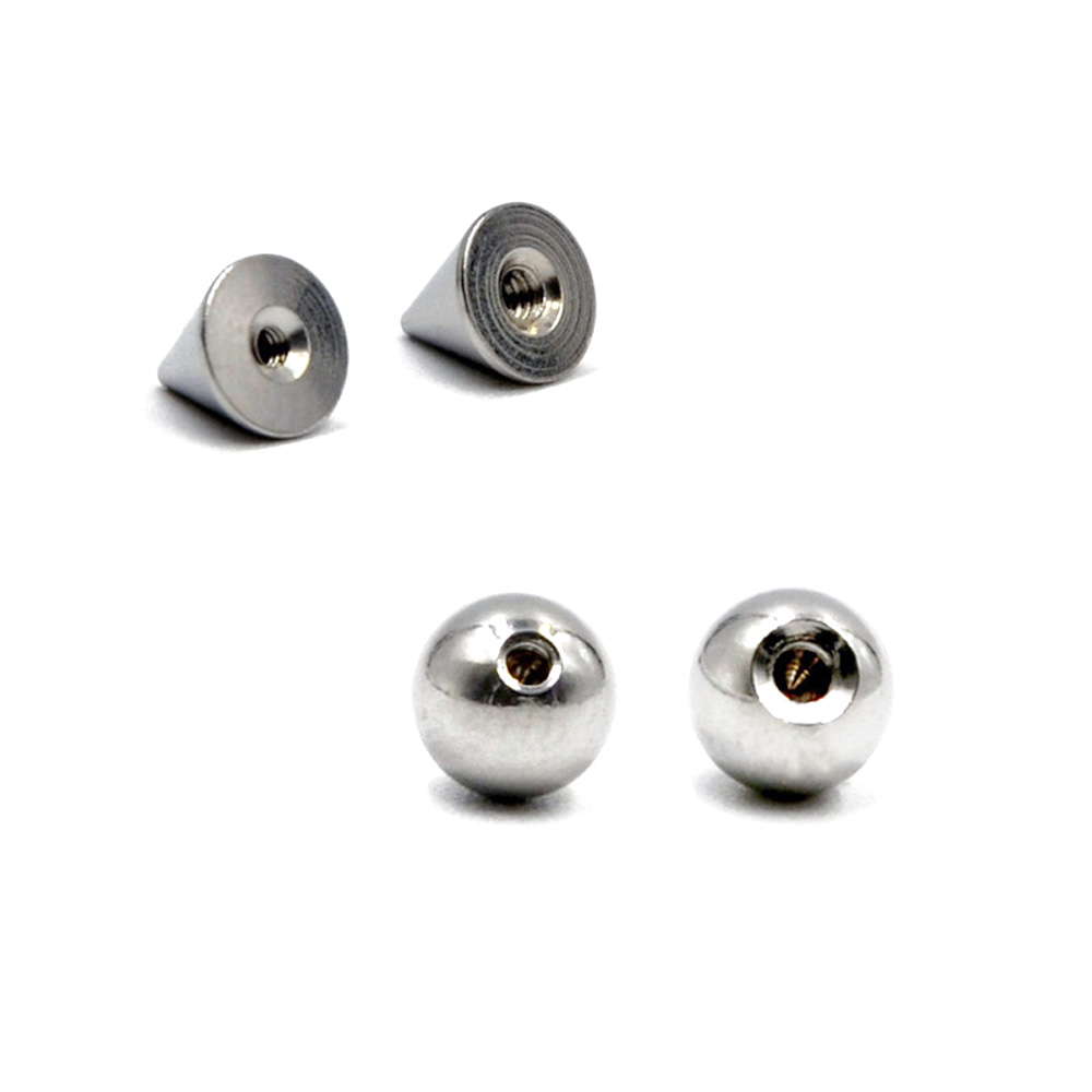100 sztuk/partia stal 14G 16G  – Body Jewelry Replacement Ball recenzja i cena