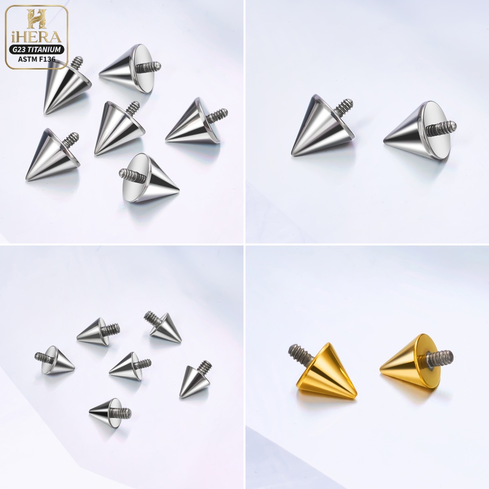 Tytanowe Stożki do Kolczyków 1 – Body Jewelry Replacement Ball recenzja i cena