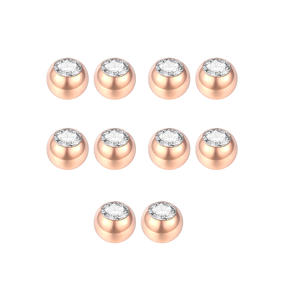 10 sztuk stalowe Piercing kulk – Body Jewelry Replacement Ball recenzja i cena