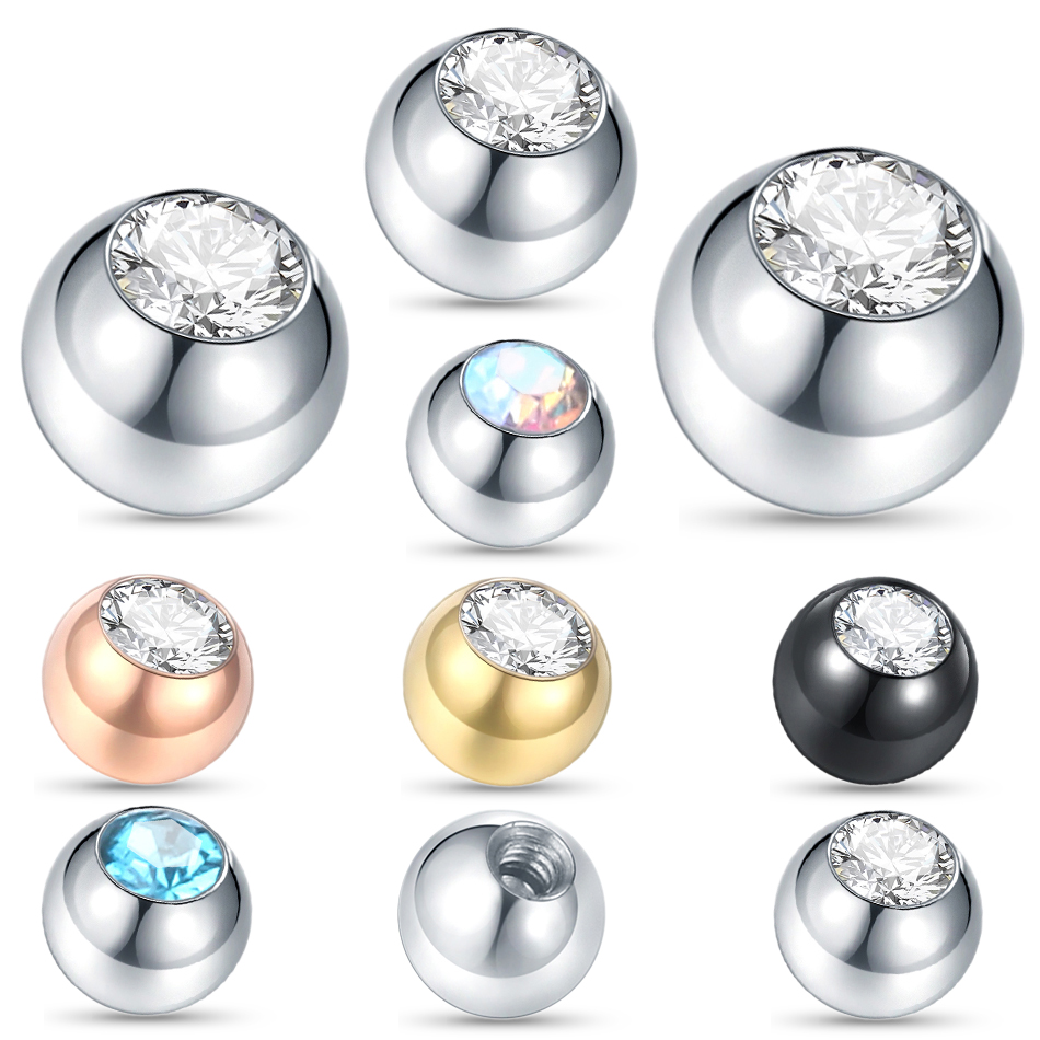 10PC kulki śrubowe ze stali ni – Body Jewelry Replacement Ball recenzja i cena