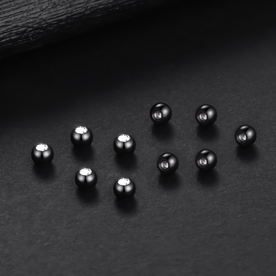 10PC kulki śrubowe ze stali ni – Body Jewelry Replacement Ball recenzja i cena