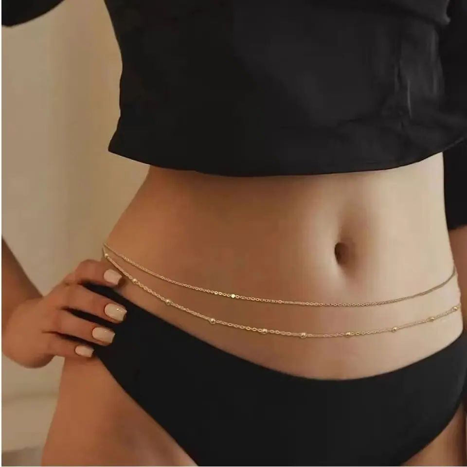 HipHop Podwójne Łańcuszki na B – Body Jewelry Chains recenzja i cena