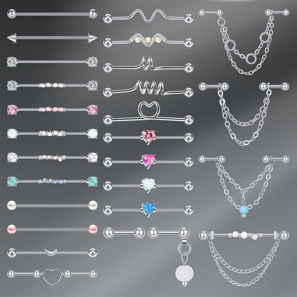 Kolczyk industrial barbell 14G – Body Jewelry Industrial recenzja i cena