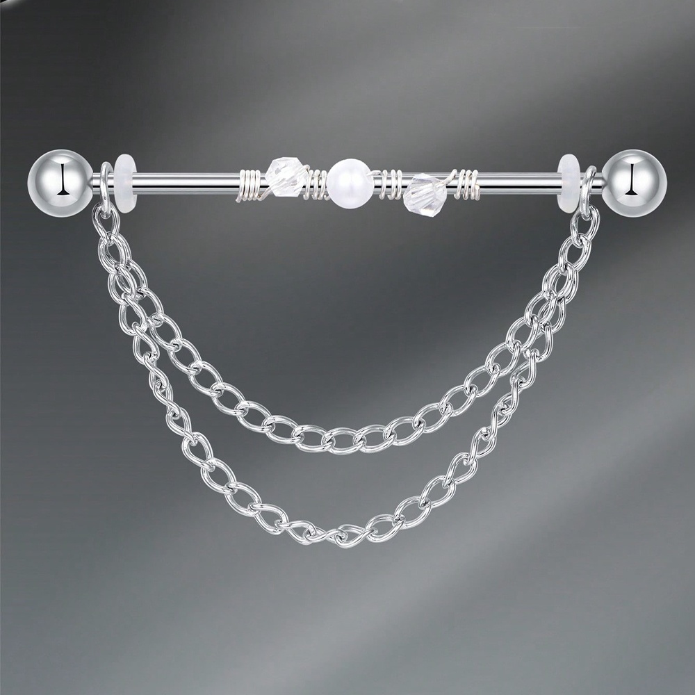 Kolczyk industrial barbell 14G – Body Jewelry Industrial recenzja i cena