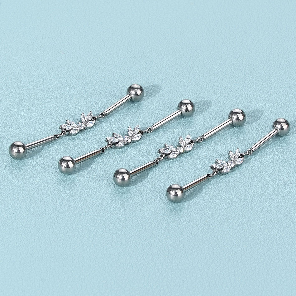 1 szt. Tytanowy kolczyk indust – Body Jewelry Industrial recenzja i cena